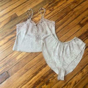 Vintage Victoria’s Secret Nightie Set Small Lace